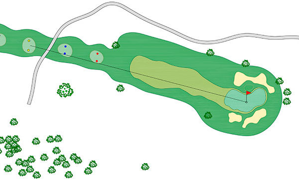 Hoyo 7, Ilustración