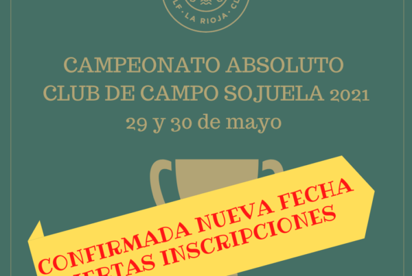 CAMPEONATO ABSOLUTO CLUB DE CAMPO SOJUELA 2021
