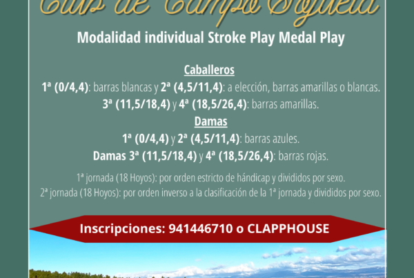 CAMPEONATO ABSOLUTO CLUB DE CAMPO SOJUELA 2023