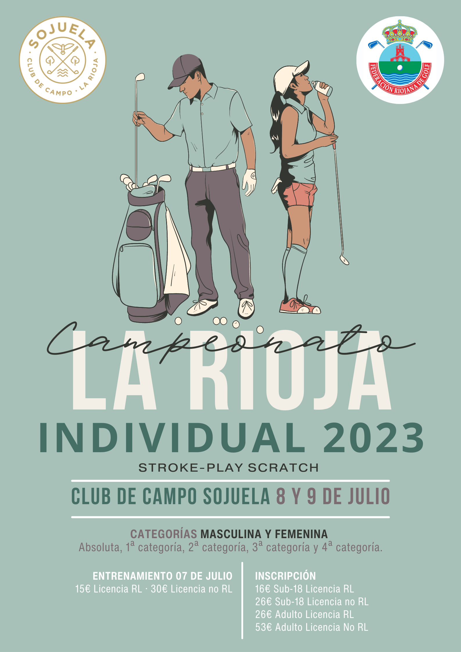 Cartel Campeonato Individual La Rioja 2023