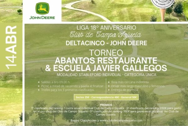 Torneo Restaurante Abantos y Escuela Javier Gallegos. Club de Campo Sojuela Golf